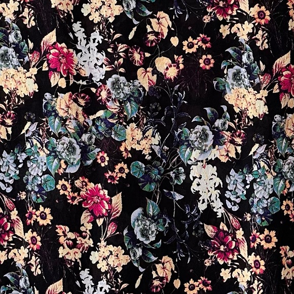 Anthropologie floral striped-neck blouse - Picture 5 of 5